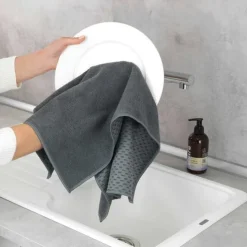 Mikrofiber handduk för glas 2-pack