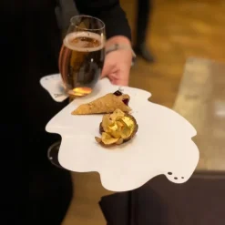 Mingelbricka med glashållare