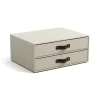 Minibyrå 2 lådor, Birger canvas, Bigso, Beige