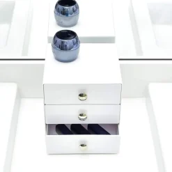 Minibyrå 3 lådor, iDesign, Vit
