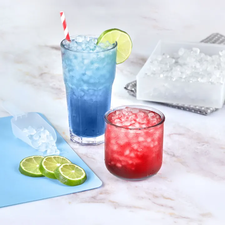 Mini-iskuber med förvaringsbox, 2-pack