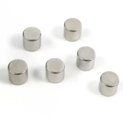Minimagnet cylinder 6-pack, Silver