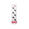 Minimagnet cylinder 6-pack, Svart