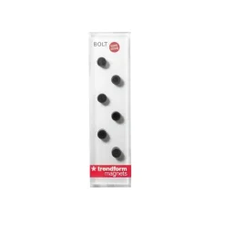Minimagnet cylinder 6-pack, Svart