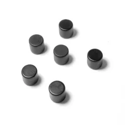 Minimagnet cylinder 6-pack, Svart