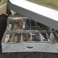 Mjuk förvaringslåda för skor, Grå