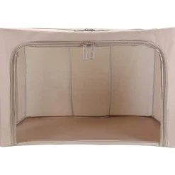 Mjuk förvaringslåda med fönster 77L, Beige
