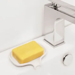 Mjukt tvålfat med avrinning