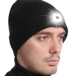 Mössa med lampa