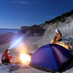 Mössa med lampa