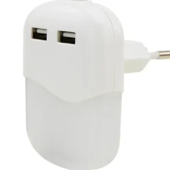 Nattlampa med USB-portar