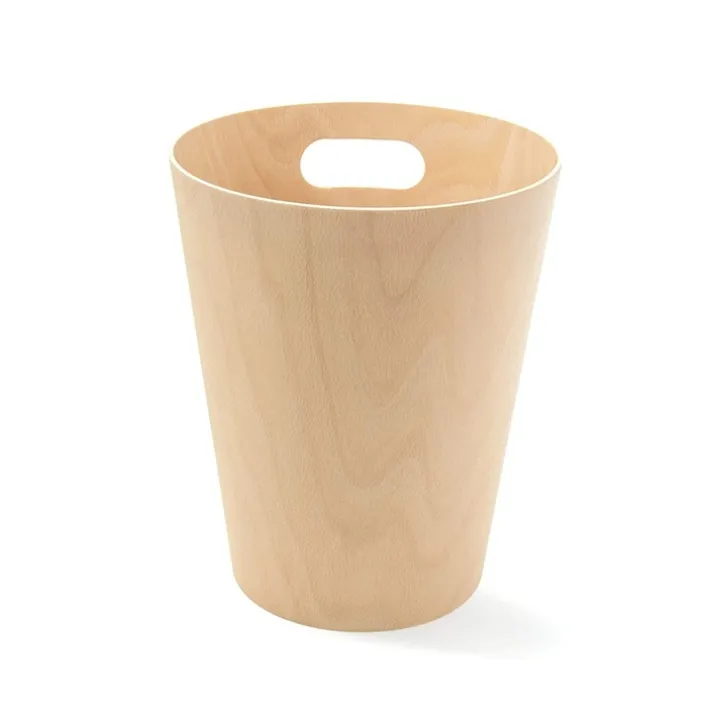 Papperskorg i trä 7,5L, Umbra