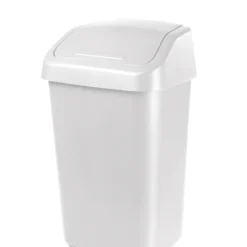 Papperskorg med vipplock 10L