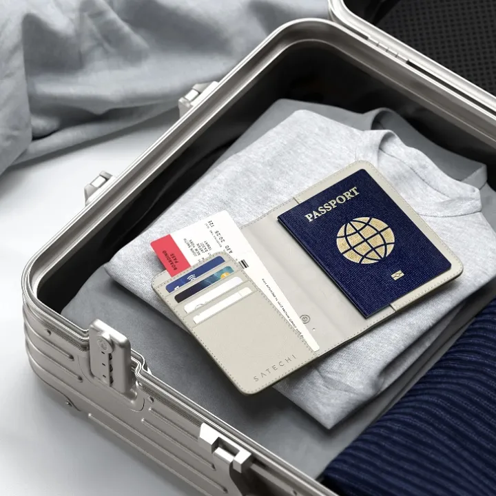 Passfodral med spårning och RFID-skydd
