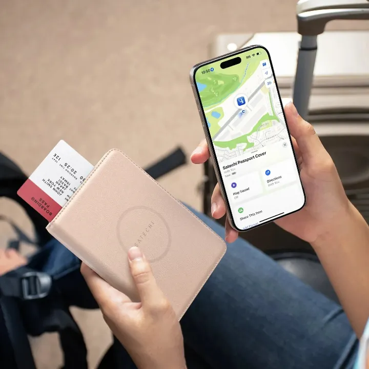 Passfodral med spårning och RFID-skydd