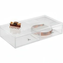 Platt minibyrå 2 lådor, Clarity