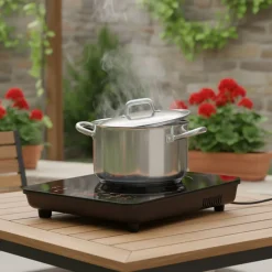 Portabel induktionsplatta