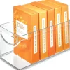 Öppen låda, Stapelbar, Smal, RPET CABINET BIN, 25,4 x 10,8 x H 12,7 cm, Transparent