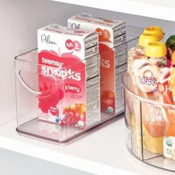 Öppen låda, Stapelbar, Smal, RPET CABINET BIN, 25,4 x 10,8 x H 12,7 cm, Transparent