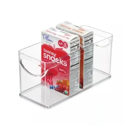 Öppen låda, Stapelbar, Smal, RPET CABINET BIN, 25,4 x 10,8 x H 12,7 cm, Transparent