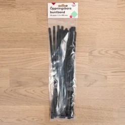 Öppningsbara buntband, 20-pack