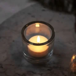 Premium LED stort värmeljus