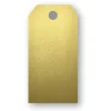 Presentetikett hängande 10-pack, Guld