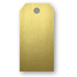 Presentetikett hängande 10-pack, Guld
