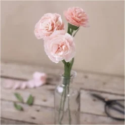 Pysselblommor av kräppapper