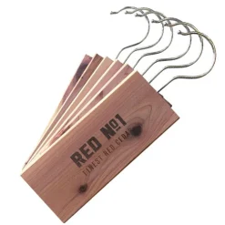 Rödcederblock med hängare, 6-pack