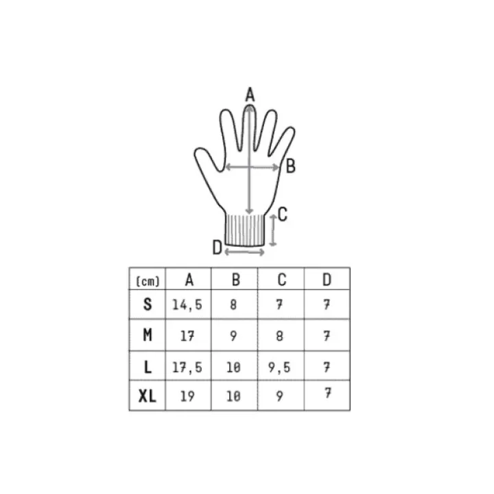 Reflexfingervantar med touch
