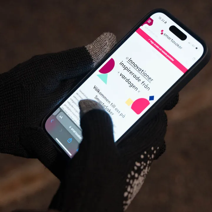 Reflexfingervantar med touch