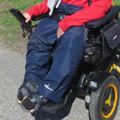 Regnbyxor för rullstolssittande