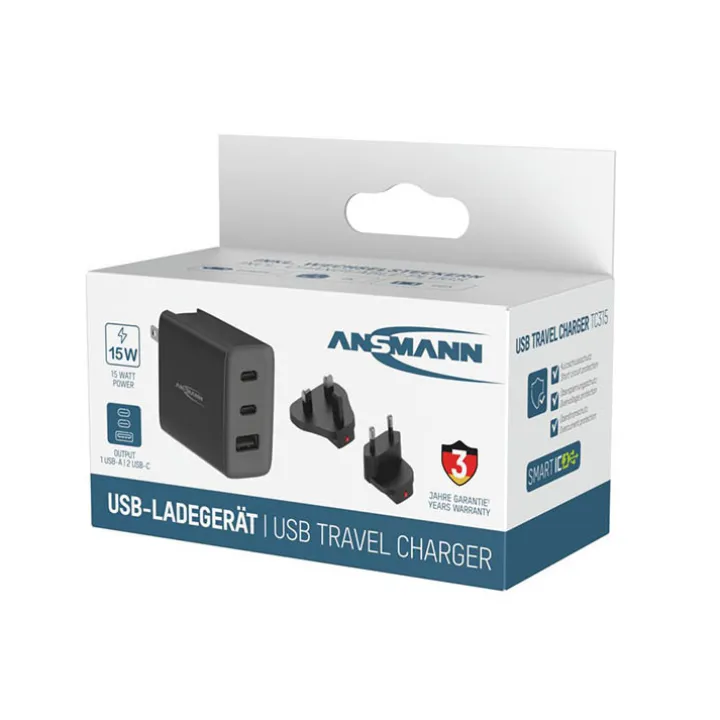 Reseadapter med USB-portar