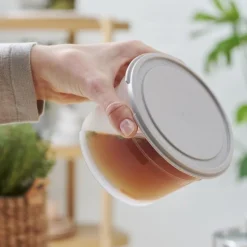 Rund matlåda 0,6L, SmartStore, Grå