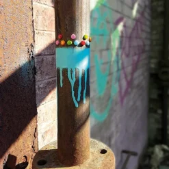 Rund minimagnet 10-pack, Färgmix