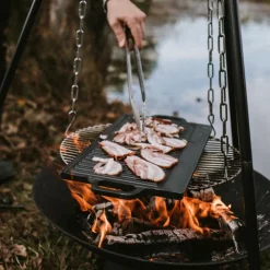 Satake vändbar grill- & stekplatta i gjutjärn