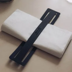 Servetthållare i läder