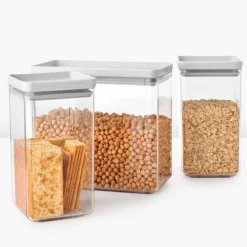 Set med höga förvaringsburkar 3 delar, Brabantia