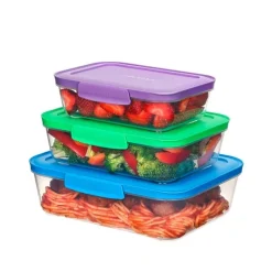 Set med matlådor 3-pack, Sistema