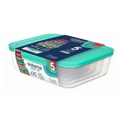 Set med matlådor 5-pack, Sistema