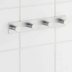 Självhäftande kroklist 4 krokar