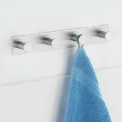 Självhäftande kroklist 4 krokar