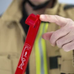 Skohorn med testknapp för brandvarnare
