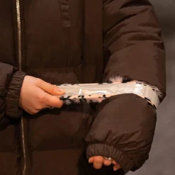 Slapwrap med päls