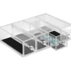 Smal minibyrå 4 lådor, Clarity