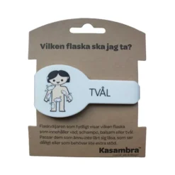 Smart etikett till tvål- & schampoflaskor