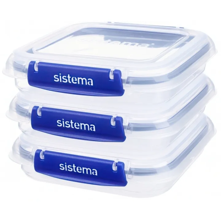 Smörgåslåda 3-pack 0,52L, Sistema