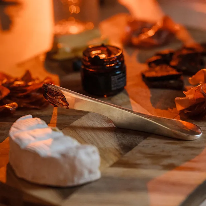 Smörkniv som står, rostfritt stål