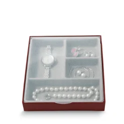 Smyckesskrin med 4 fack, Bijoux